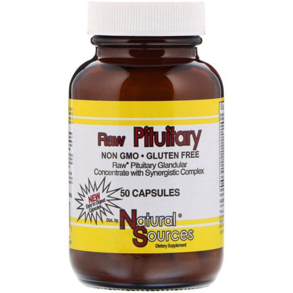 Natural Sources, Pituitaria sin procesar, 50 cápsulas