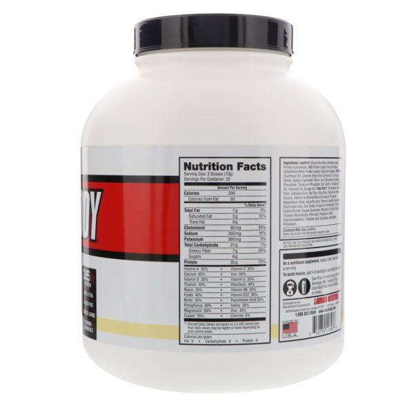 Labrada Nutrition, Cuerpo Magro, batido para reemplazo alimenticio rico en proteínas, vainilla, 4.63 lb (2100 g) - Imagen 2