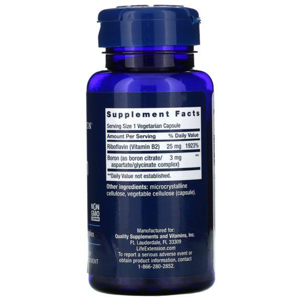 Life Extension, Boro, 3 mg, 100 cápsulas vegetales - Imagen 2