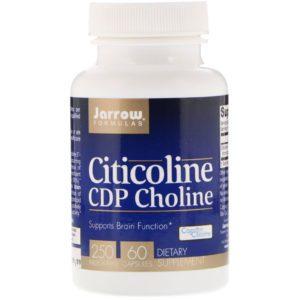 Jarrow Formulas, Citicolina, CDP Colina, 250 mg, 60 Cápsulas