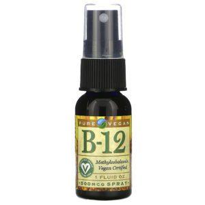 NB Pure, B-12, 500 mcg Spray, 1 fl oz