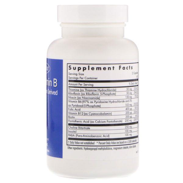 Allergy Research Group, Super Vitamin B Complex, 120 Cápsulas Vegetales - Imagen 2