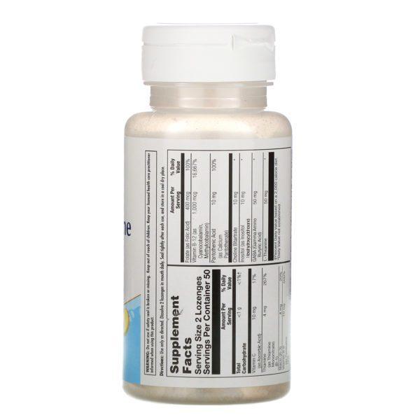 KAL, Pastilla GABA L-Theanine Stress B, sabor natural a mango y mandarina, 100 pastillas - Imagen 2