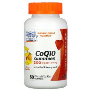 Doctor's Best, Gomitas con CoQ10, Locura de mango, 200 mg, 60 gomitas