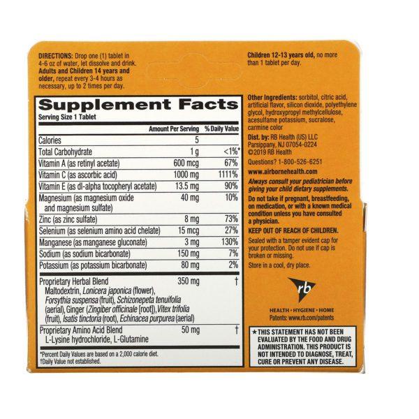 AirBorne,  Vitamin C, Very Berry, 10 Effervescent Tablets - Imagen 2