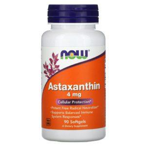 Now Foods, Astaxantina, 4 mg, 90 Cápsulas de Gel Suave