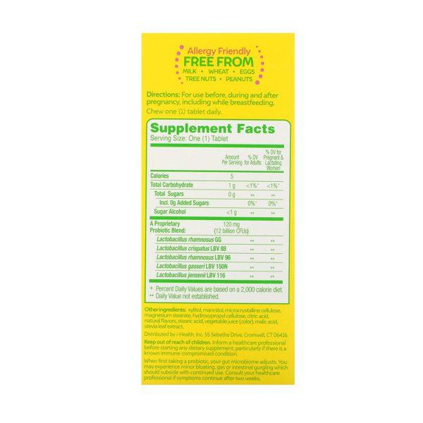 Culturelle, Probiotics, Prenatal Wellness Probiotic, Mixed Fruit Flavor, 30 Once Daily Chewable Tablets - Imagen 2