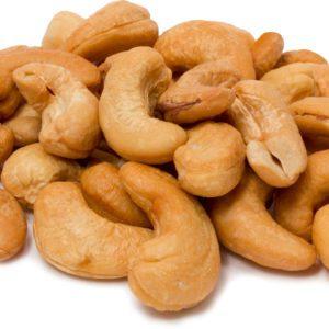 Cashews Roasted Whole Unsalted, 1 lb (454 g) Bag