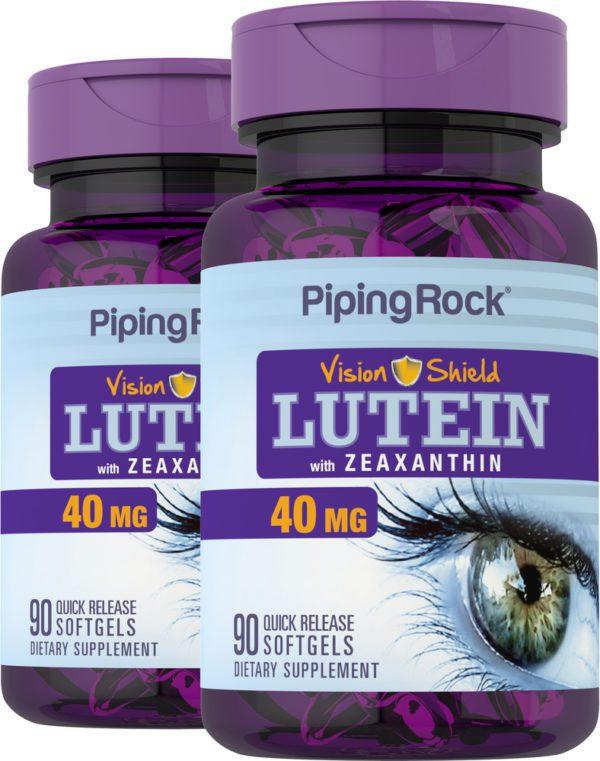Lutein + Zeaxanthin, 40 mg, 90 Quick Release Softgels, 2  Bottles