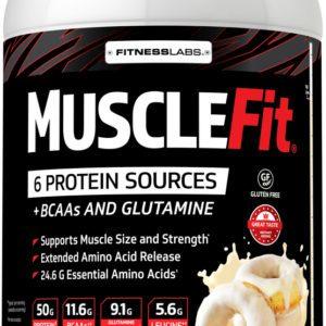 MuscleFit Protein Powder (Glazed Vanilla Bean Doughnuts), 2 lb (908 g)