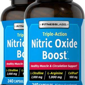 Nitric Oxide Boost, 240 Capsules, 2  Bottles
