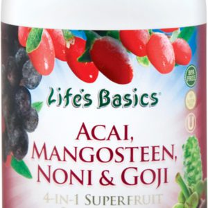 Acai, Mangosteen, Noni & Goji Juice Blend, 32 fl oz (946 mL) Bottle