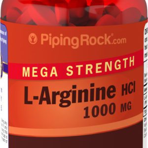 Mega Strength L-Arginine HCL (Pharmaceutical Grade), 1000 mg, 120 Coated Caplets
