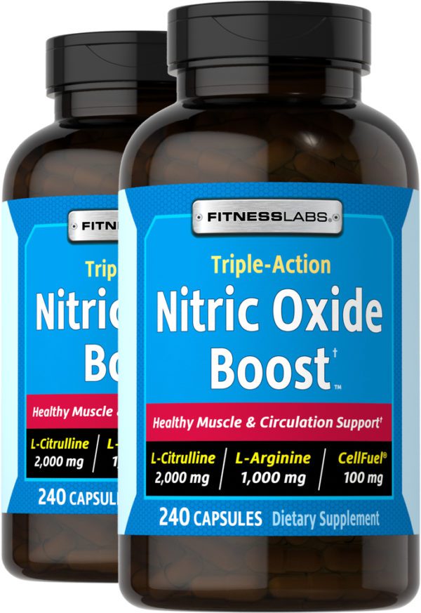Nitric Oxide Boost, 240 Capsules, 2  Bottles