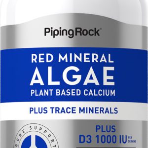 Red Mineral Algae (Aquamin Plant Based Calcium), 180 Vegetarian Capsules