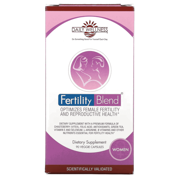 Daily Wellness Company, Fertility Blend for Women, 90 Veggie Capsules