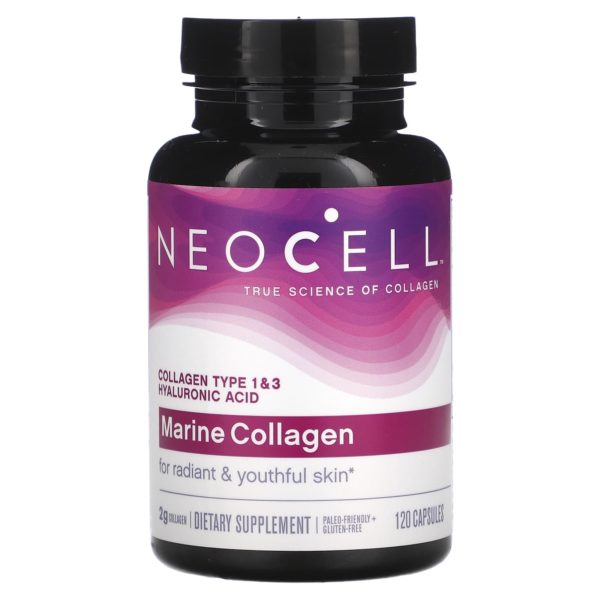 NeoCell, Colágeno marino, 120 cápsulas