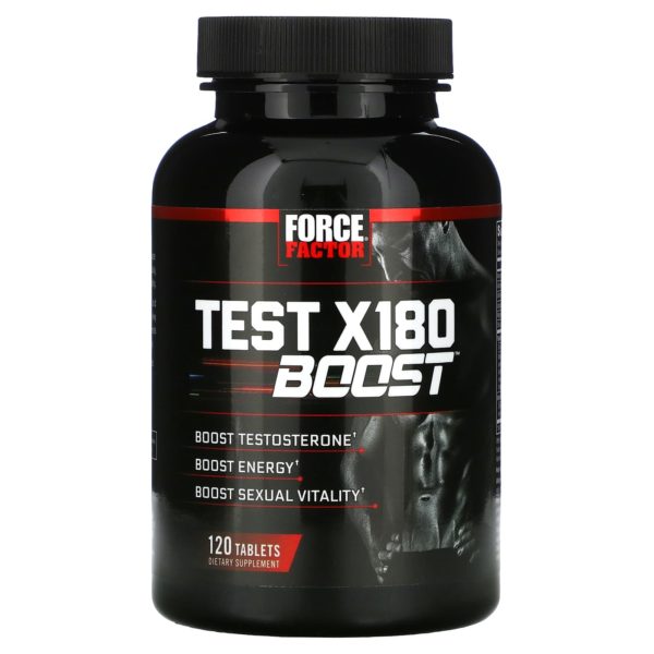Force Factor, Test X180 Boost, Potenciador de la testosterona masculina, 120 comprimidos - Imagen 3