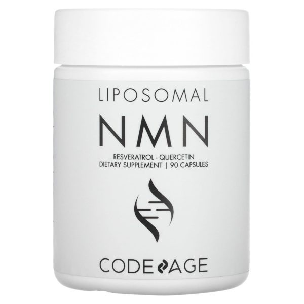 Codeage, NMN liposomal, resveratrol, quercetina, 90 cápsulas