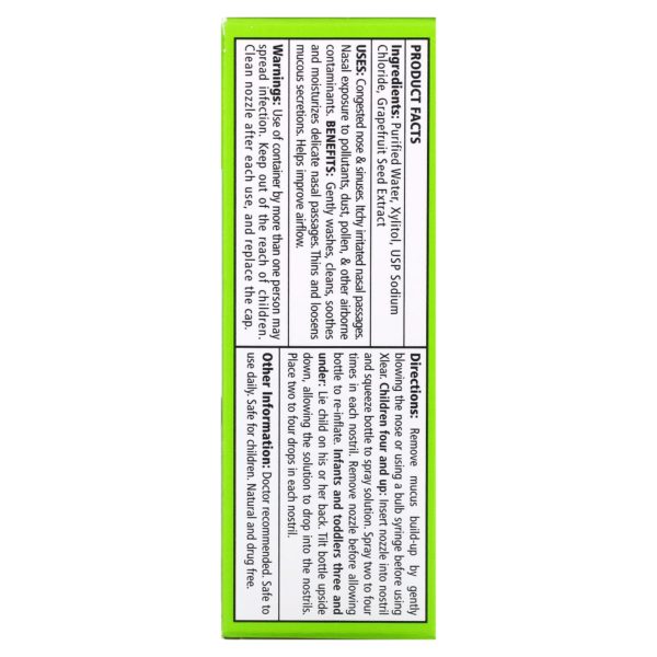 Xlear, Kid's Xlear, Spray nasal con solución salina para niños, 22 ml (0,75 oz. líq.) - Imagen 2