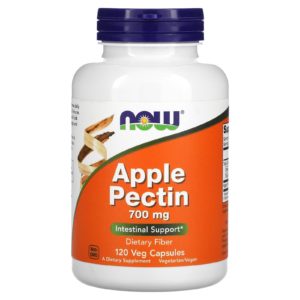 NOW Foods, Pectina de manzana, 700 mg, 120 cápsulas vegetales