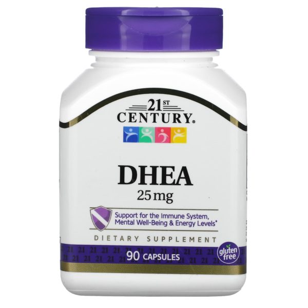 21st Century, DHEA, 25 mg, 90 cápsulas