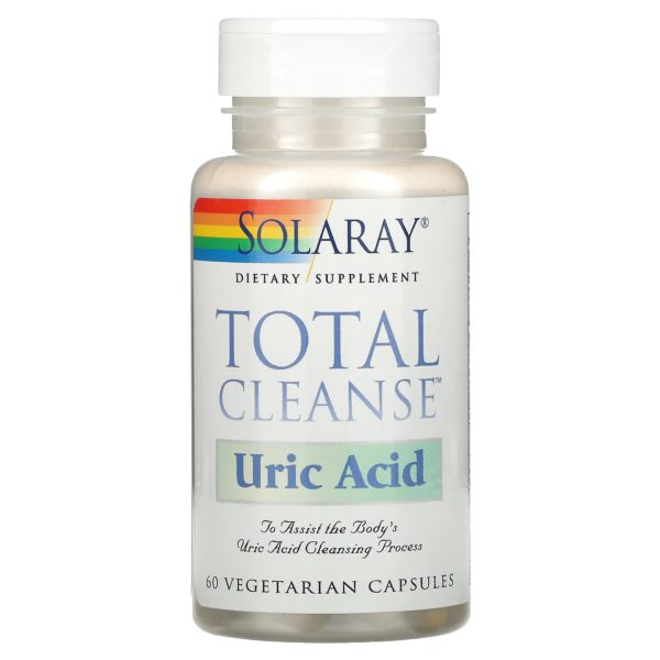 Solaray, Total Cleanse, Suplemento para el ácido úrico, 60 cápsulas vegetales