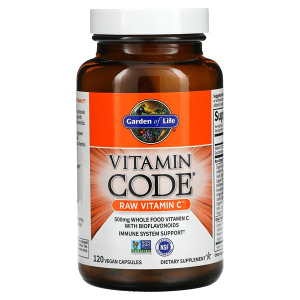 Garden of Life, Vitamin Code, RAW Vitamin C, 250 mg, 120 cápsulas veganas - Imagen 3