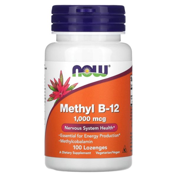 NOW Foods, Metil B12, 1000 mcg, 100 pastillas
