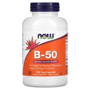 NOW Foods, B-50, 250 cápsulas vegetales