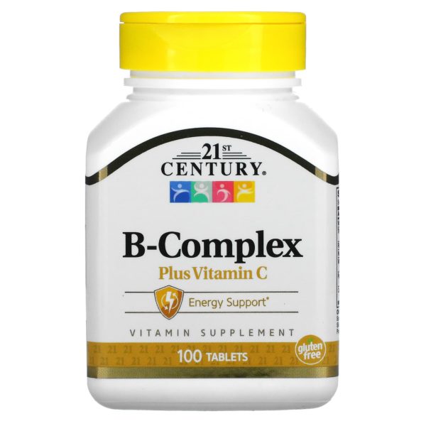 21st Century, Complejo de vitaminas B más vitamina C, 100 comprimidos