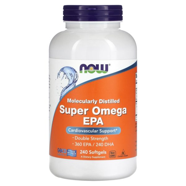 NOW Foods, Superomega EPA, 360 EPA/240 DHA, 240 cápsulas blandas