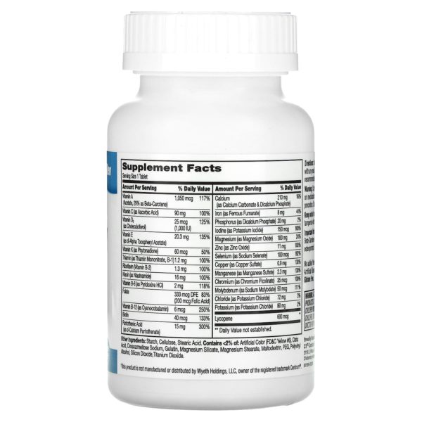 21st Century, Sentry, Para hombres, Suplemento multivitamínico y multimineral, 120 comprimidos - Imagen 2