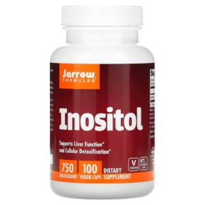 Jarrow Formulas, Inositol, 750 mg, 100 cápsulas vegetales