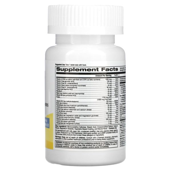 Super Nutrition, SimplyOne, Hombres, Suplemento multivitamínico de triple acción, 30 comprimidos - Imagen 2