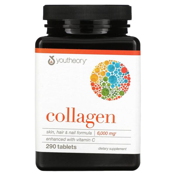 Youtheory, Colágeno, 1000 mg, 290 comprimidos
