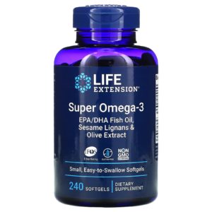 Life Extension, Super omega-3, 240 cápsulas blandas