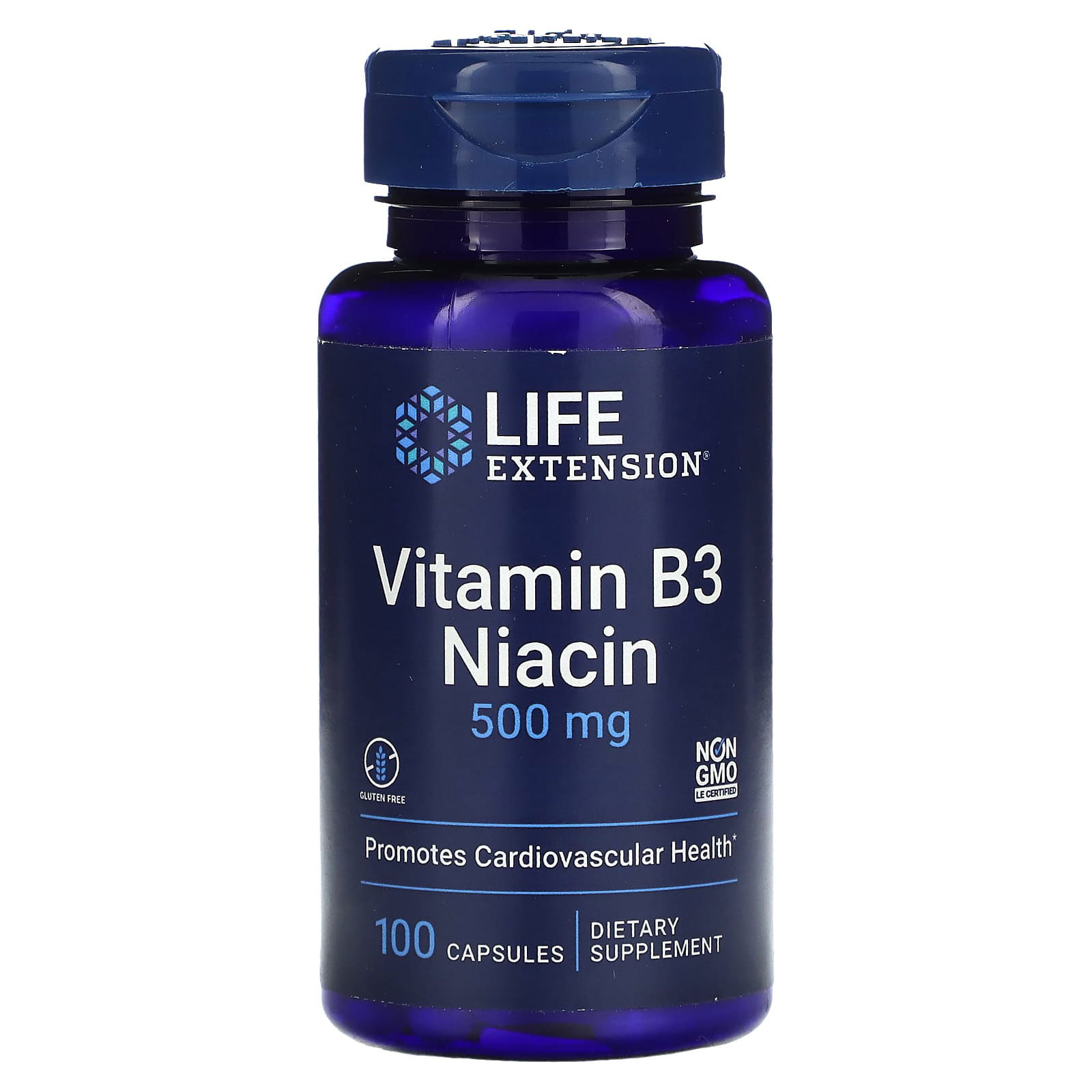 Life Extension, Vitamina B3 Niacina, 500 Mg, 100 Capsule - Foto 3