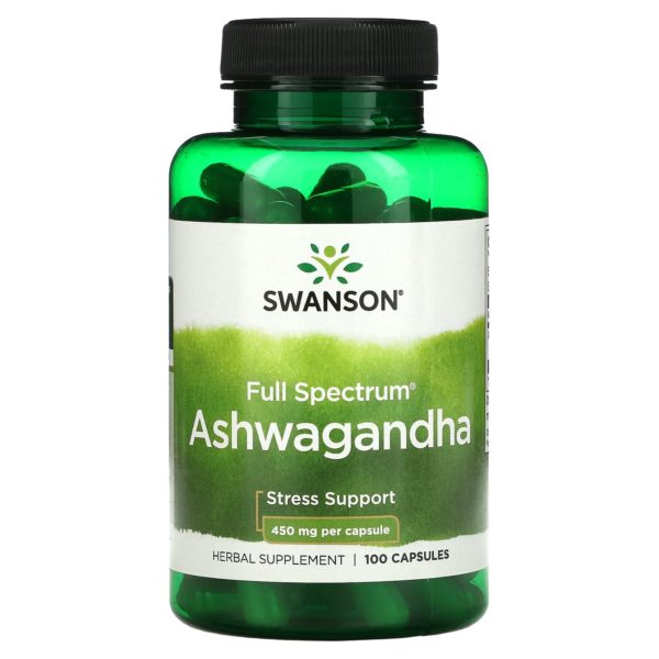 Swanson, Ashwagandha, 450 mg, 100 cápsulas