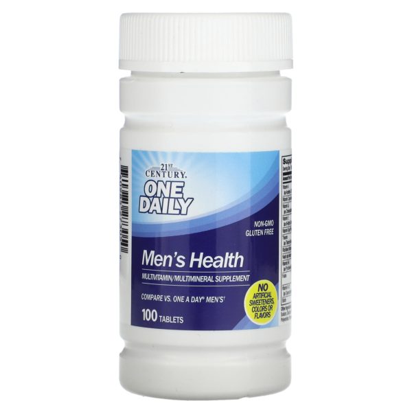 21st Century, One Daily, Salud Para Hombres, 100 Tabletas