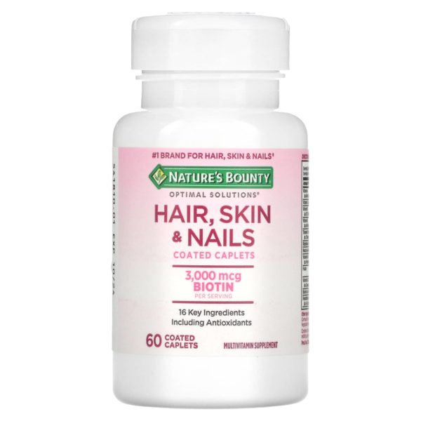 Nature's Bounty, Cabello, piel y uñas, 60 cápsulas recubiertas - Imagen 3