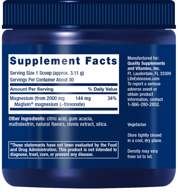 Neuro-Mag® Magnesium L-Threonate (Tropical Punch) - Imagen 2