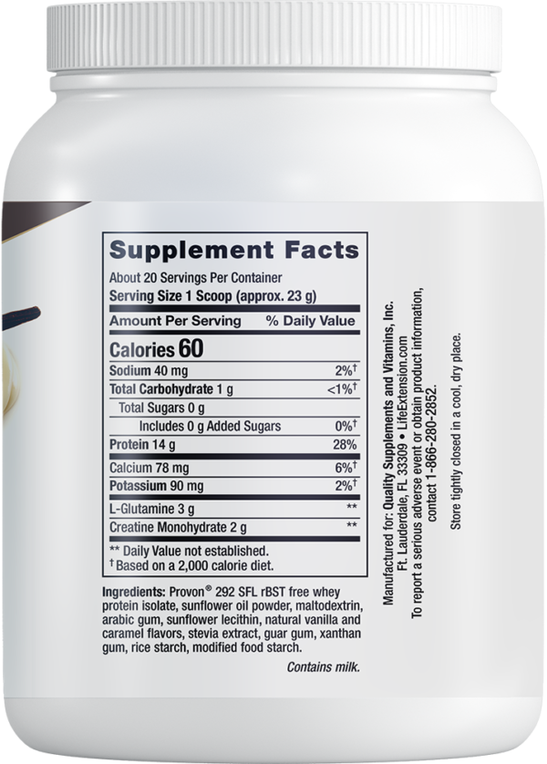 Wellness Code® Advanced Whey Protein Isolate (Vanilla) - Imagen 2