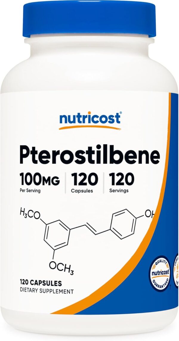 Nutricost, Pterostilbene, 100 mg, 120 caps