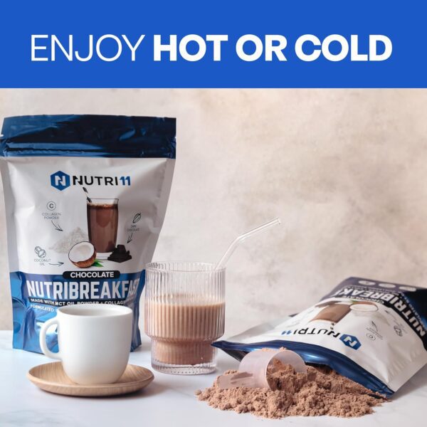 Nutri 11 Nutribreakfast Chocolate 453gr - Imagen 5